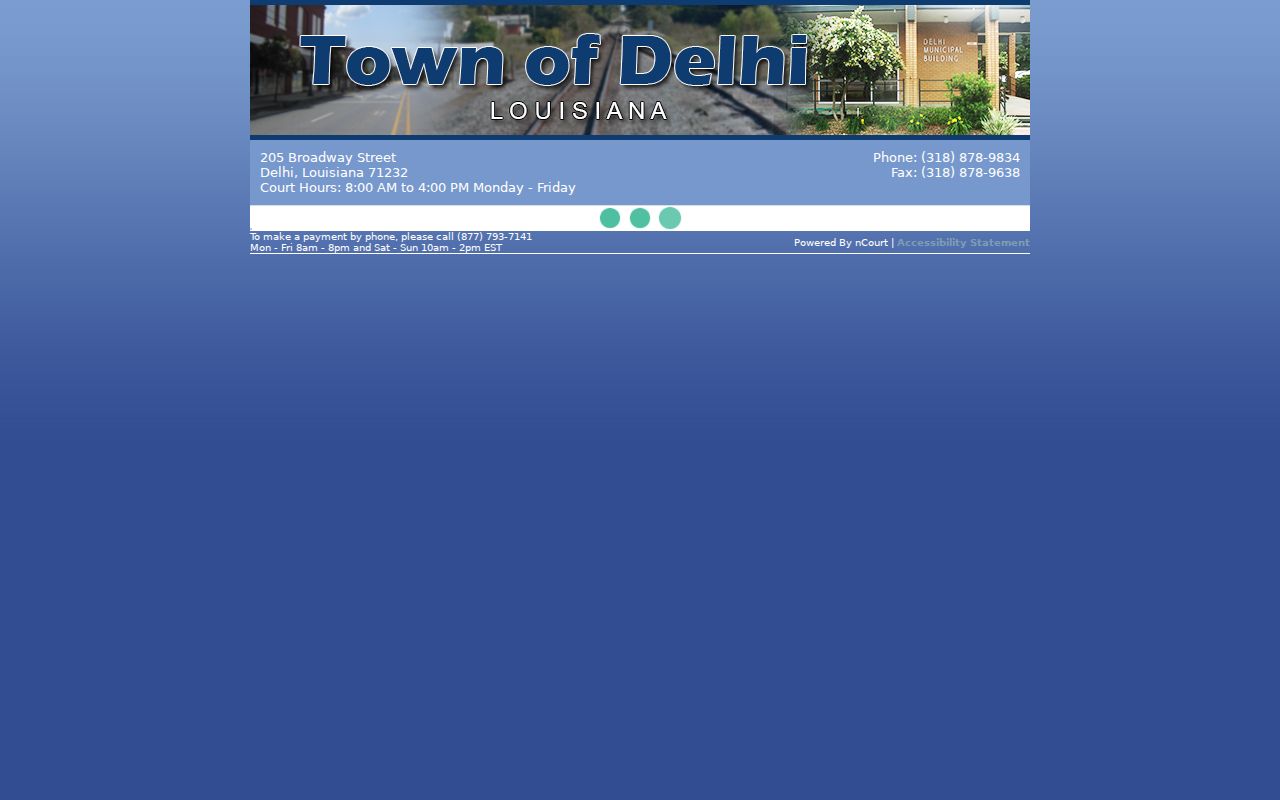 Delhi court fine payment portal used for traffic citations and Richland Parish traffic warrant checks